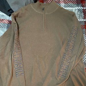 Harley Davidson - 1/4 zip long sleeve shirt